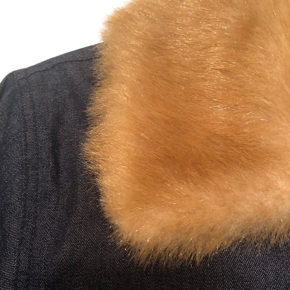 Telluride Denim Jacket with Faux Fur Collar - Picture 3 of 7